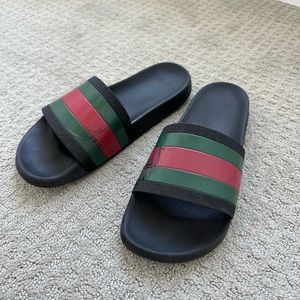 Authentic Gucci flip flop slides